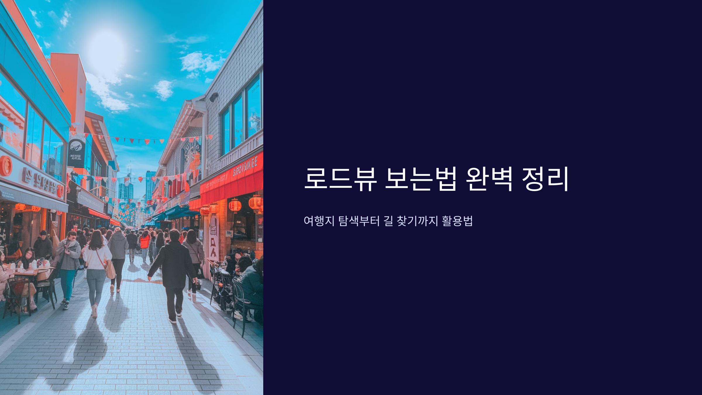 로드뷰-보는법