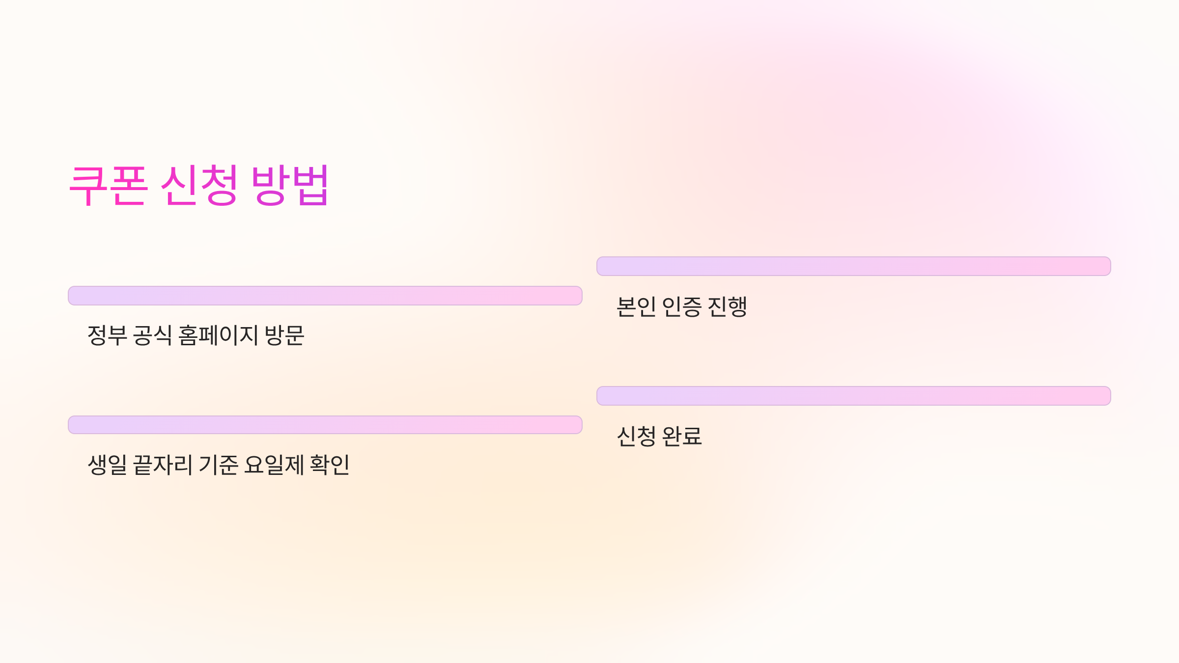 쿠폰신청