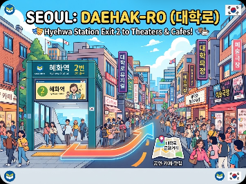 혜화역에서 대학로 어떻게 가나요?