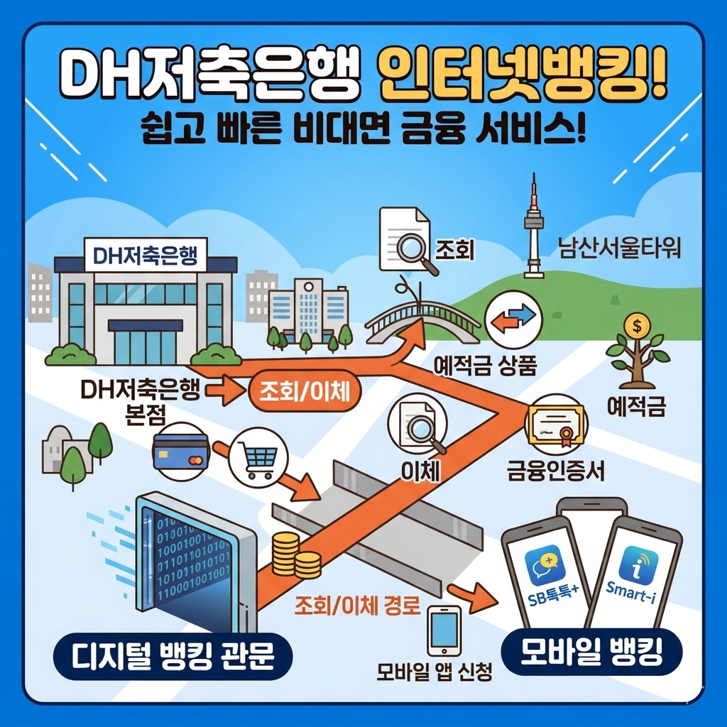 DH은행 인터넷뱅킹 바로가기