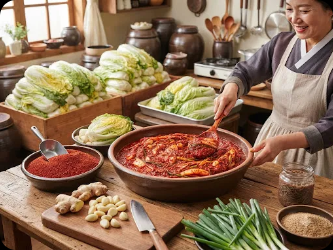 절임배추 40kg이면 김장양념은 얼마나 필요할까?